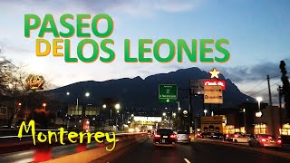 PASEO de los LEONES ¡Excelente recorrido nocturno en Monterrey! ?? -  YouTube