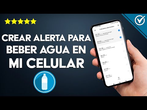 ¿Cómo crear una alerta para beber agua en mi CELULAR sin instalar nada?