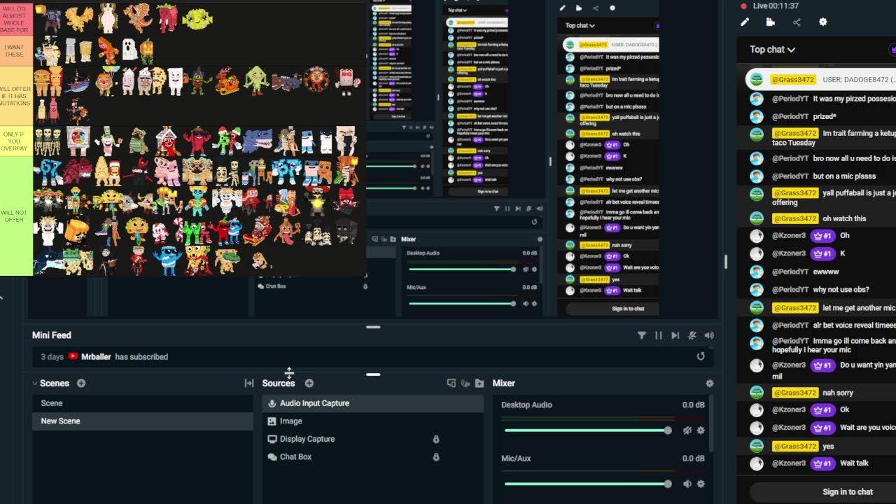 Sab Stuff SELLING MY STUFF/TRADING IN SAB I HAVE 350 VOUCHES - YouTube