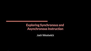 Exploring Synchronous and Asynchronous Instruction