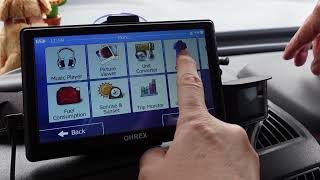 OHREX N76 Sat Nav REVIEW For Cars Lorry HGV Motorhome