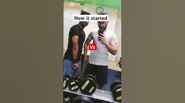 How it started Vs How its going. #reels #aestheticgym #gymlife #fitness #aesthetic #transformation