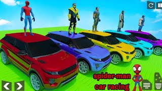 Ramps built for Superheroes SpiderMan race and Superhero Cars texture pack Hot Wheels car|H Bangla