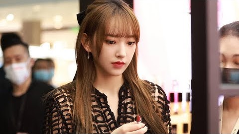 [08.10.2021] Fancam Trình Tiêu Cheng Xiao 程潇 성소 Livestrem thương hiệu GIVENCHY