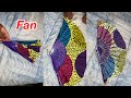 Hand Fan DIY with African fabric|| FloJay CreativityTv