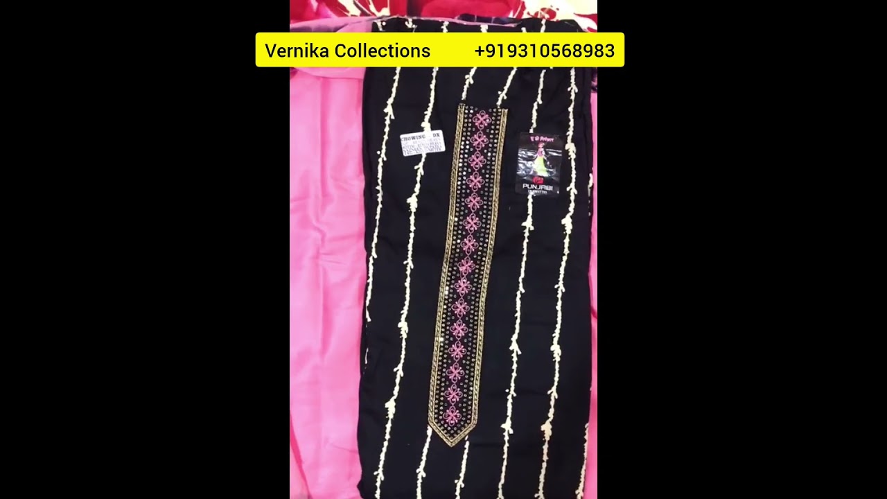 Unstitched suit with dupatta