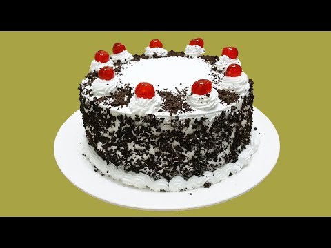 SIMPLE EASY BLACK FOREST CAKE || HOMEMADE!!
