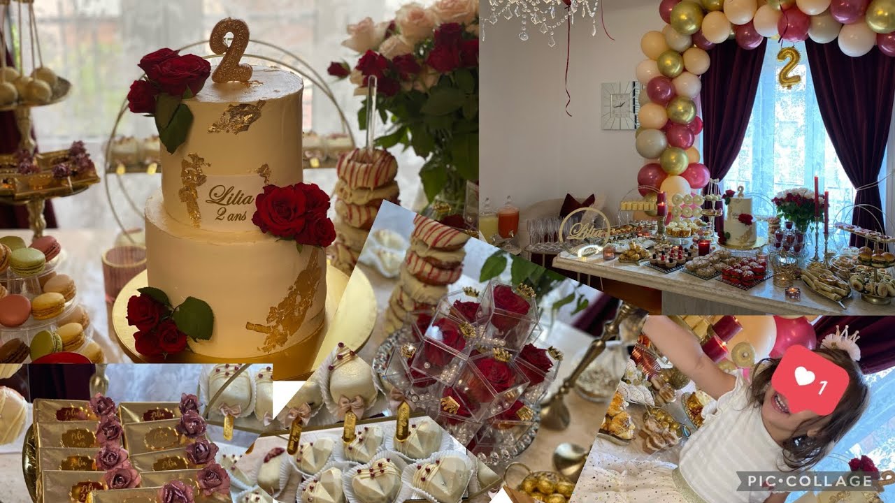تحضيرات عيد ميلاد ابنتيpréparatifs anniversaire buffet fait maison 🎂🥰