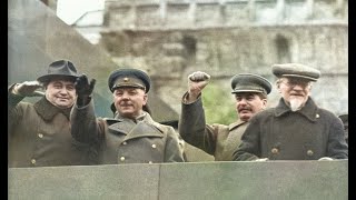 1930-Е Года, Сталин, На Мавзолее Во Время Парада
