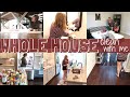 EXTREME WHOLE HOUSE CLEAN | SATISFYING CLEAN WITH ME | MAJOR CLEANING MOTIVATION | SAHM
