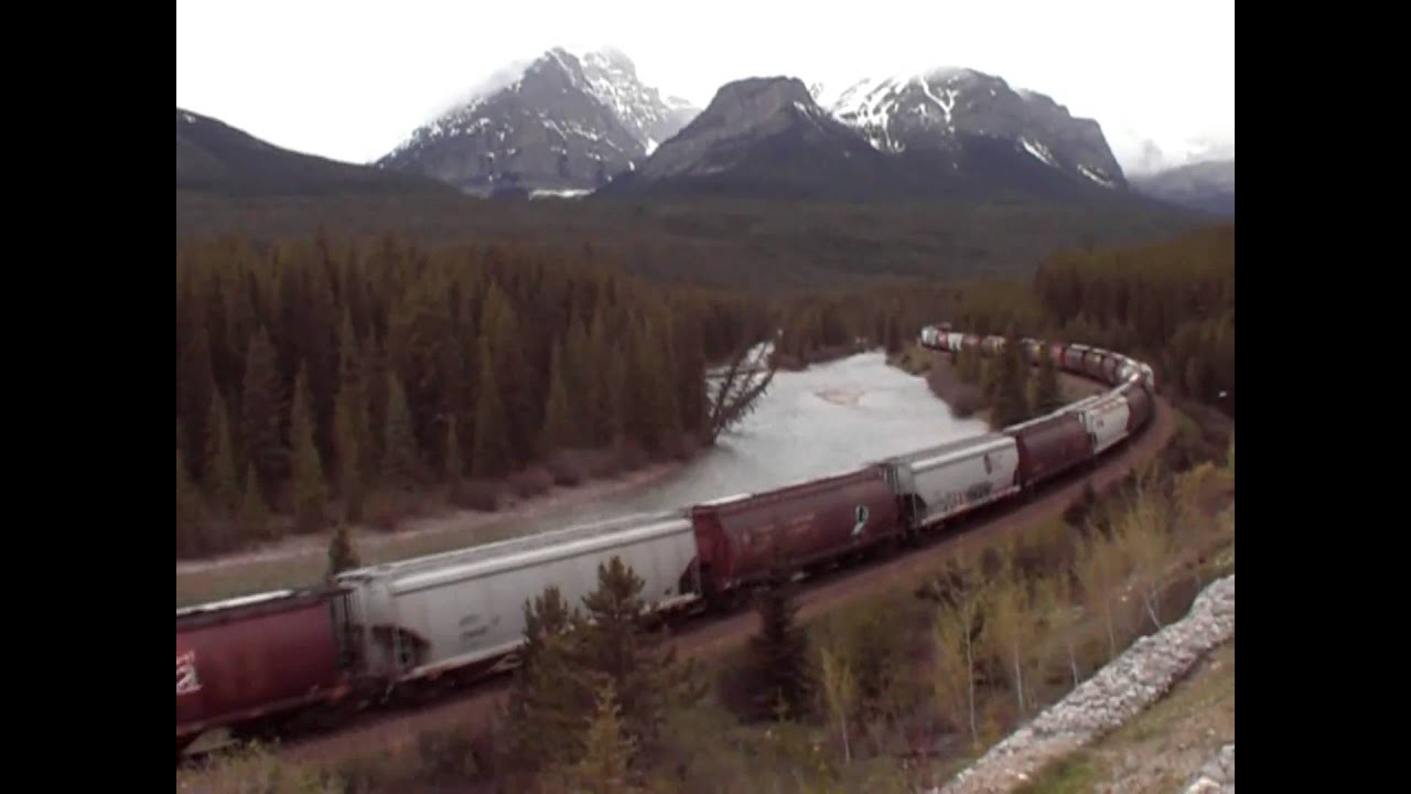 CPR Freight Train Morrants Curve