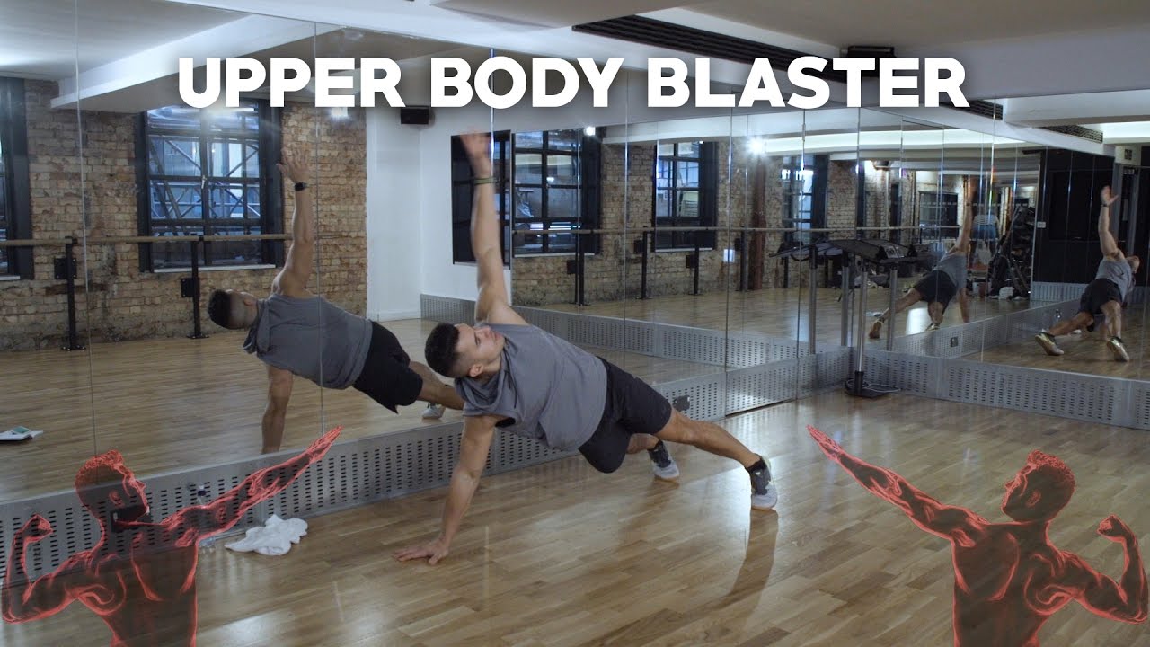 PMA Fitness || 20 Minute Upper Body Blaster HIIT Workout fitness blender