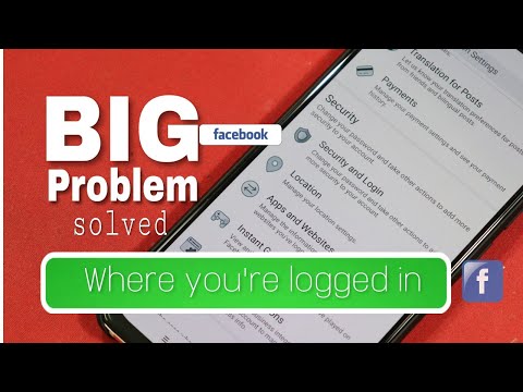 Facebook setting|where you're logged in|how to solve|facebook security and login problem