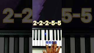Learn Montagem Coral on Piano | Beginner Piano Tutorial for All Ages #ytshorts #shorts