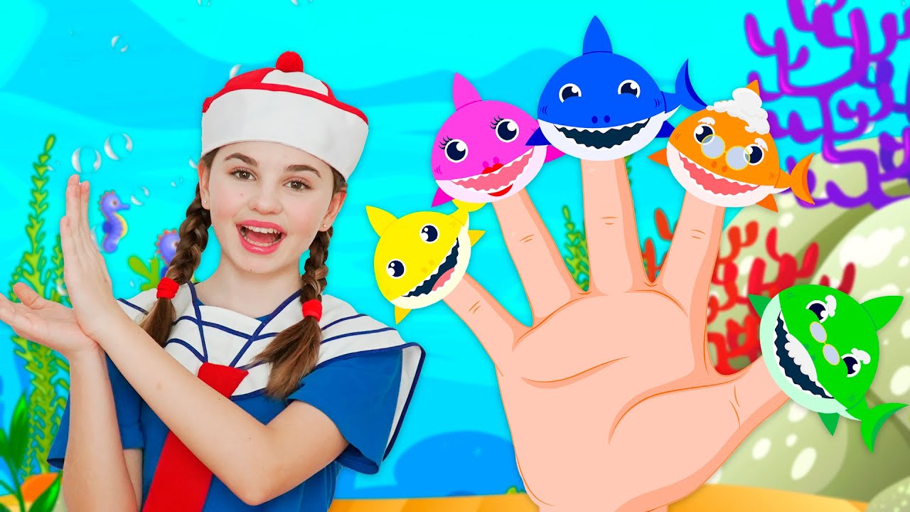 Baby Shark Finger Family Doo Doo Doo Children's Songs and Nursery