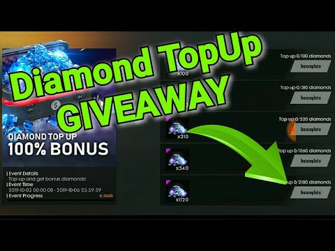 Garena Free Fire Giveaway Diamond Top Up Complete