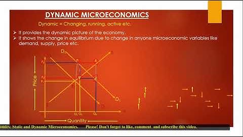 Basic Concept of Microeconomics: Static and Dynamic Microeconomics Both English and Nepali Languages