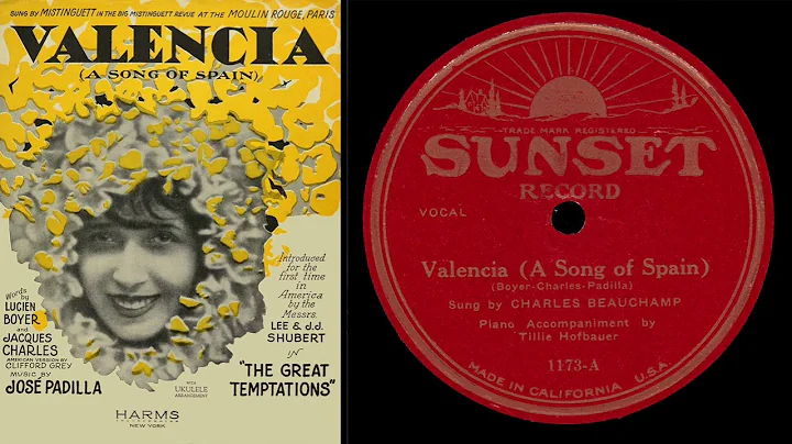 Valencia (A Song of Spain) (Beauchamp 1926)