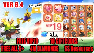 Pocket Incoming Ver 6.4 - Free VIP19 & All S+ & 4M Diamonds & SS Resources