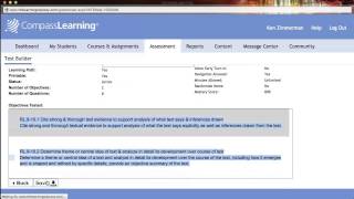 Compass Pretest/Posttest screenshot 2