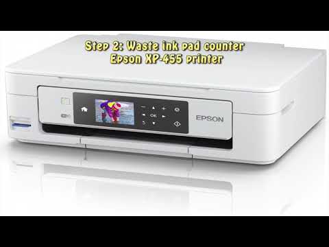 video Reset Epson XP 455 Waste Ink Pad Counter