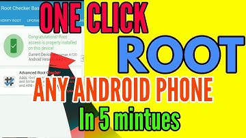 How To Root Any Android Mobile In 5 Minutes - Easy Steps and One Click Method