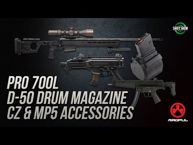 Magpul PRO700L, D-50, CZ & MP5 Accessories - SHOT Show 2019