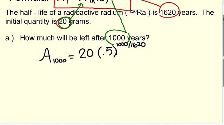 Half Life Model Example 1