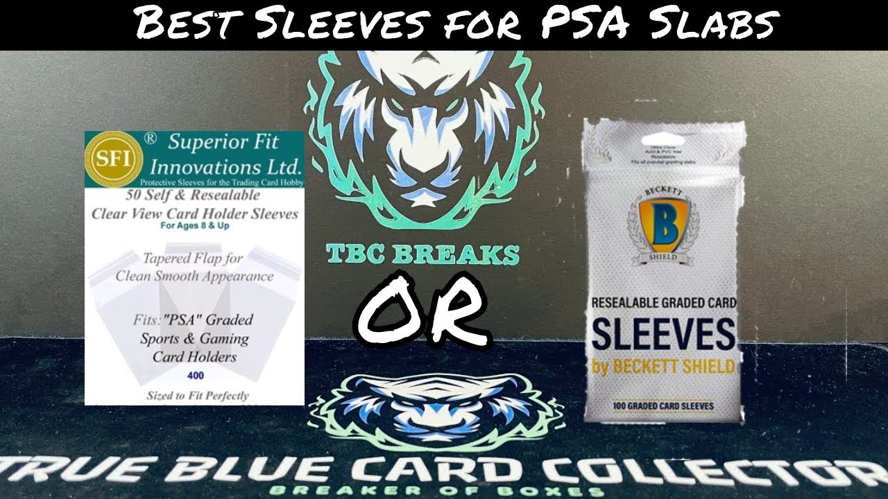 Perfect Fit Superior Fit Innovations Sleeves for PSA Graded Cards/Slabs