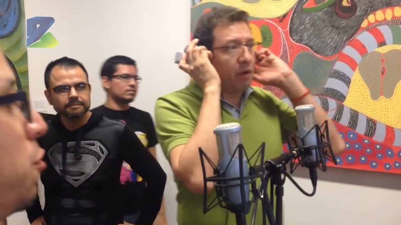 Práctica de doblaje con Gerardo Reyero