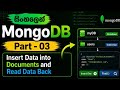 MongoDB in Sinhala | සිංහලෙන් | Insert Data into Document and Read Data Back | #MongoDBInSinhala