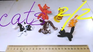 Кошка, или кот. Лепка из пластилина. 2 Кошка, или кот. Лепка из пластилина. 2
