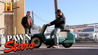 Pawn Stars: Chum's TOUGH DEAL for a '62 HARLEY-DAVIDSON SCOOTER (Season 18) | History