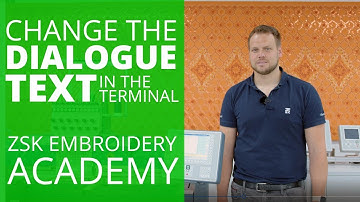 Change the dialogue text in the terminal