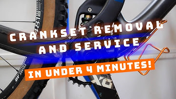 Sram XO1 crankset: How to remove and service a self extracting crankset in under 4 minutes!