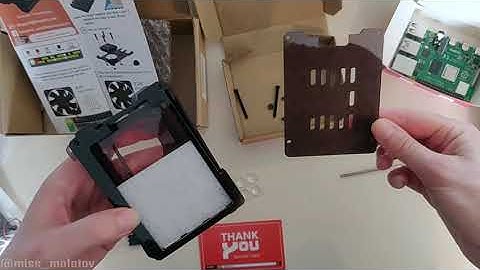 My First Raspberry Pi a 4 8GB - Unboxing and Installing in bruphny / Smraza Acrylic Case