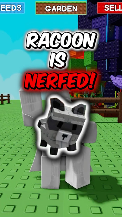 RACCOON PET Just Got Nerfed in Grow a Garden! (Roblox) #growagarden