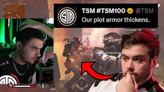 XSET Noc in disbelief after TSM ImperialHal pulled off an *IMPOSSIBLE* comeback in ALGS!