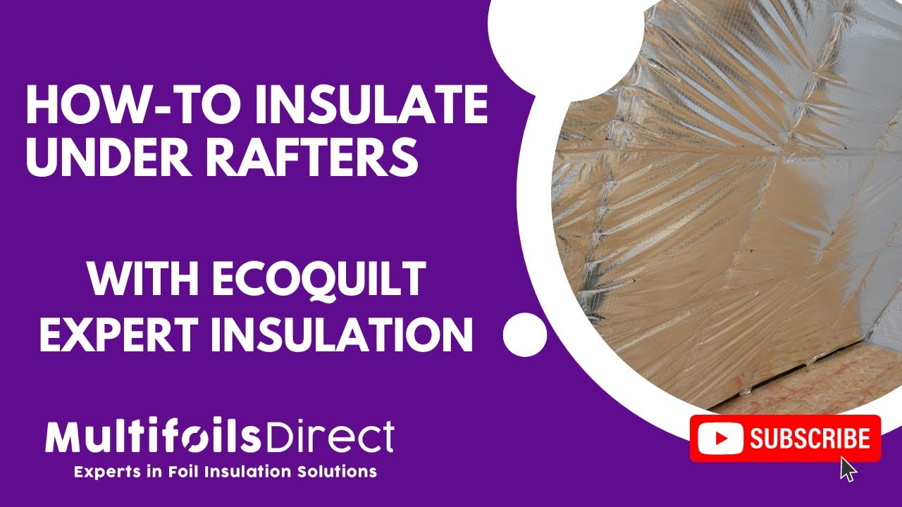 Under Raft Insulation How-to Insulate Under Pitched Roof Rafters to stay Warmer in Winter and ...