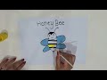 How to draw ''Honey Bee'' | Step by Step - Baby Shark Arts