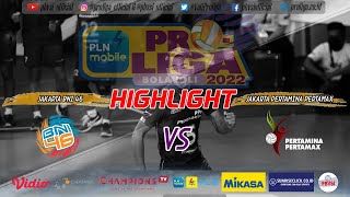 PROLIGA 2022-Highlight Match 5 (Men) Jakarta BNI 46 vs Jakarta Pertamina Pertamax