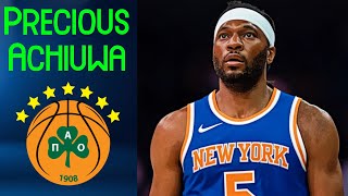 Precious Achiuwa - Panathinaikos Transfer Target