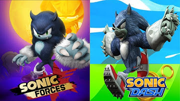 Sonic Forces Speed Battle vs Sonic Dash - Werehog - All Characters Unlocked Android Gameplay 3D