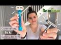 SAFETY RAZORS for Beginners // Bambaw Review on LONG Hair  + Pros of Switching to Zero Waste Shaving