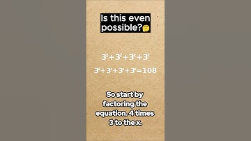This is Amazing! Can You Solve This Exponential Equation?