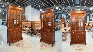 Tủ Rượu Gỗ Hương Đá | Mẫu Tủ Hiện Đại - Kích Thước 100*215*40