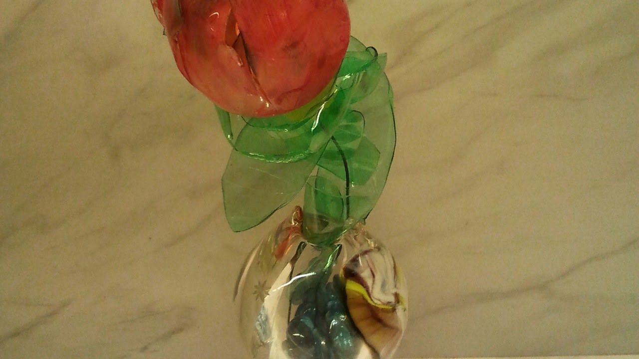 Make a Plastic Bottle Tulip - DIY Crafts - Guidecentral - YouTube