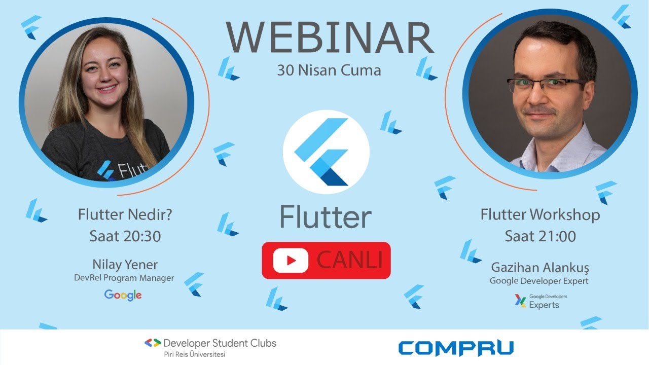 FLUTTER 101 WEBINAR | Nilay Yener | Gazihan Alankuş