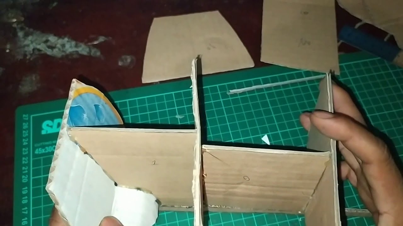 Cara membuat miniatur kapal  layar dari  kardus  part 2 YouTube