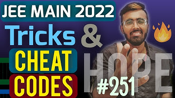 JEE Main 2022: Intelligent Tricks In Mathematics🔥🔥🔥| Tricks & Cheat Codes #251 #jeemain2022 #jeemain